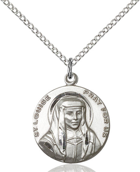 Sterling Silver St. Louise Pendant