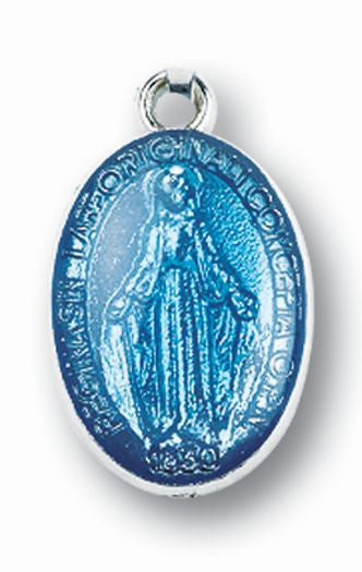 Enameled Miraculous Medal 1"