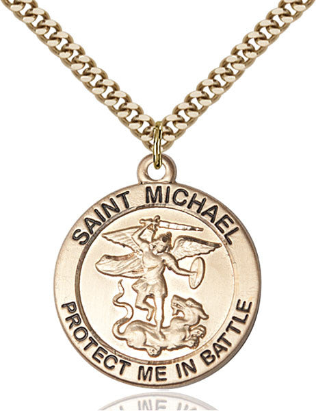 Gold Filled St. Michael Pendant