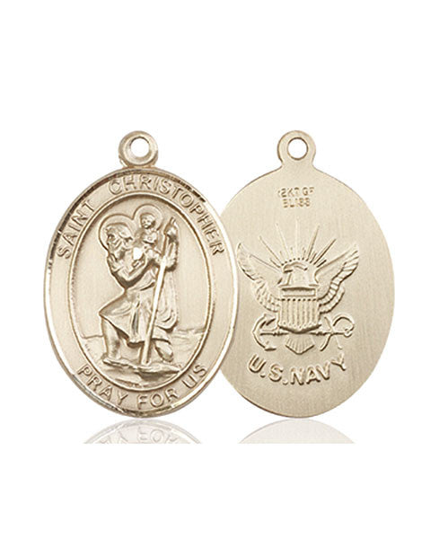 14kt Gold St. Michael the Archangel Medal