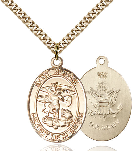 Gold Filled St. Michael Pendant