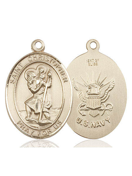 14kt Gold St. Michael the Archangel Medal