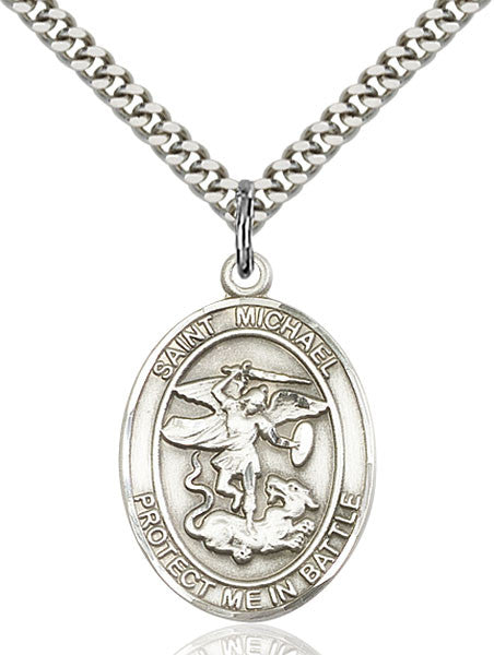 Sterling Silver St. Michael Pendant