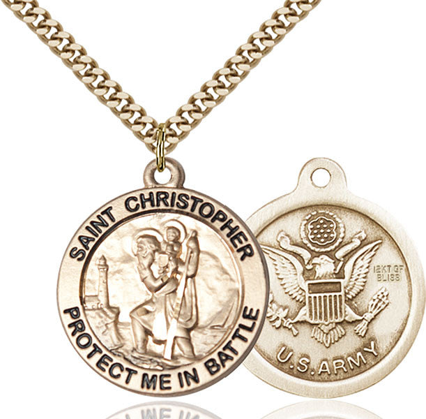 Gold Filled St. Christopher Pendant