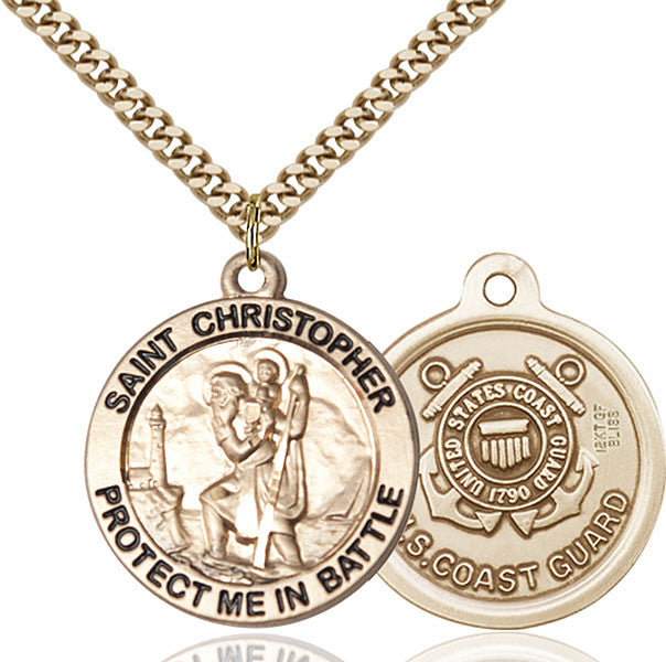 Gold Filled St. Christopher Pendant