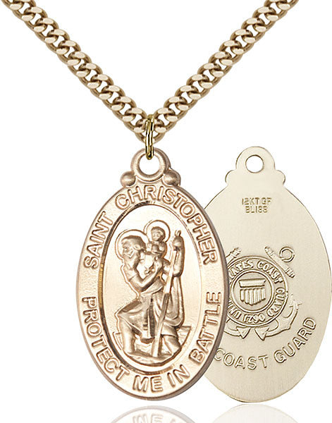 Gold Filled St. Christopher Pendant