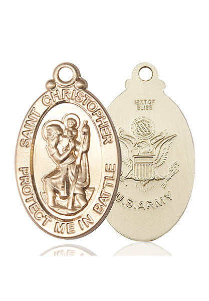 14kt Gold St. Christopher Medal