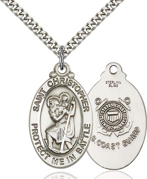 Sterling Silver St. Christopher Pendant