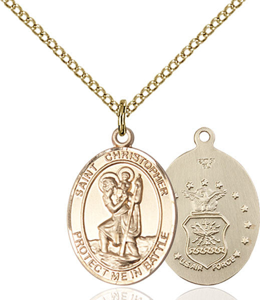 Gold Filled St. Christopher Pendant