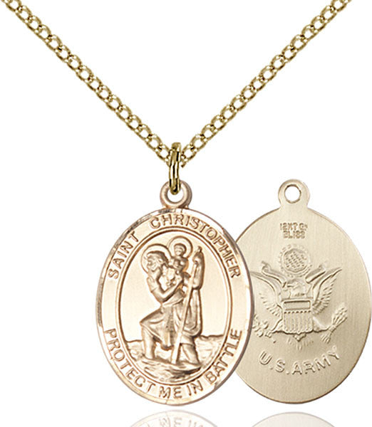 Gold Filled St. Christopher Pendant