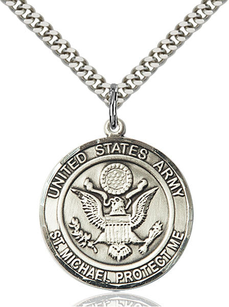 Sterling Silver ARMY/ST. MICHAEL Pendant