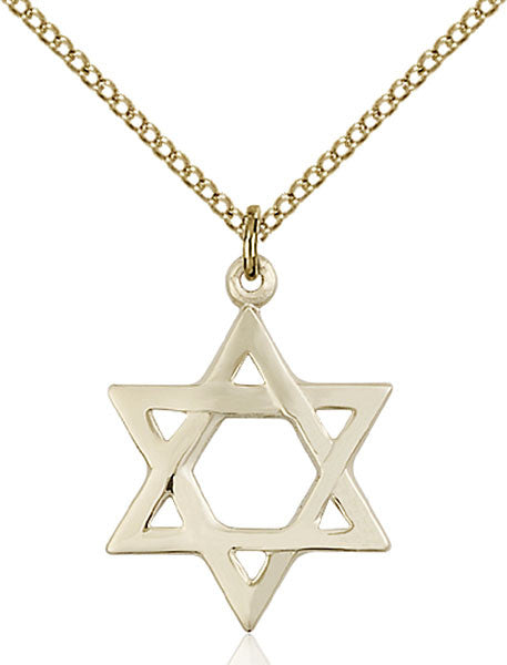 Gold Filled Star of David Pendant
