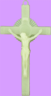 4" Sunburst Cross