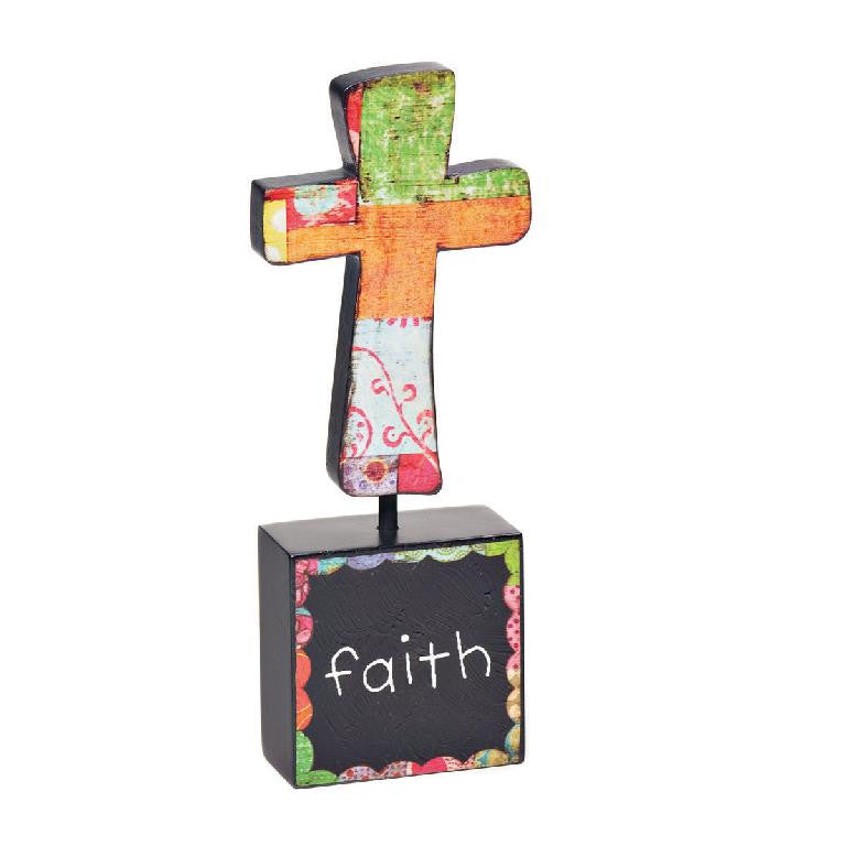 Faith Cross Sculpture