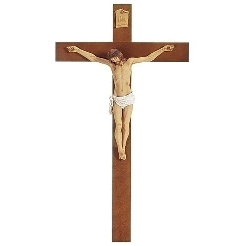 Woodtone Crucifix by Fontanini 40"