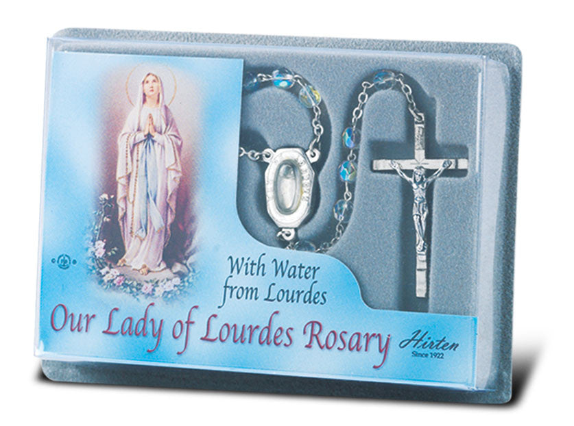 Crystal Bead Lourdes Water Rosary