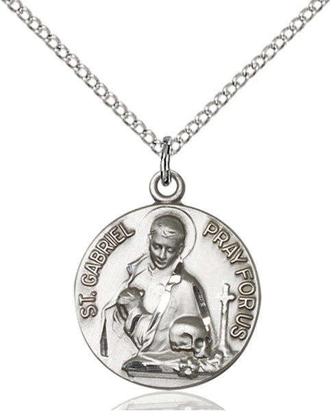 Sterling Silver St. Gabriel of the Blessid Virgin
