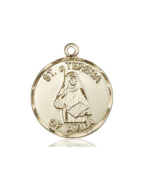 14kt Gold St. Theresa Medal