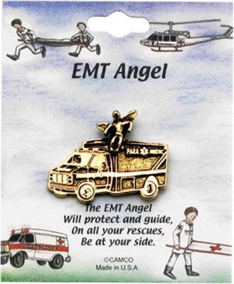 EMT Angel Gold Pin