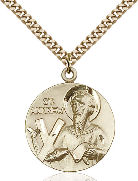 Gold Filled St. Andrew Pendant