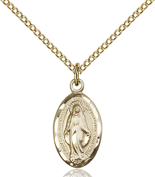 Gold Filled Miraculous Pendant