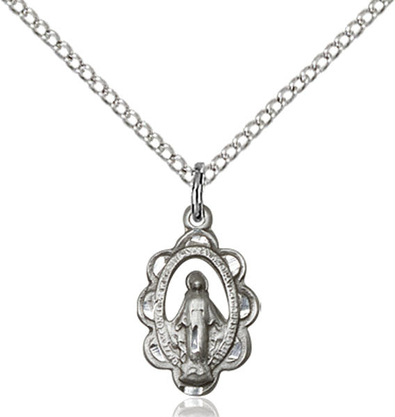 Sterling Silver Miraculous Pendant