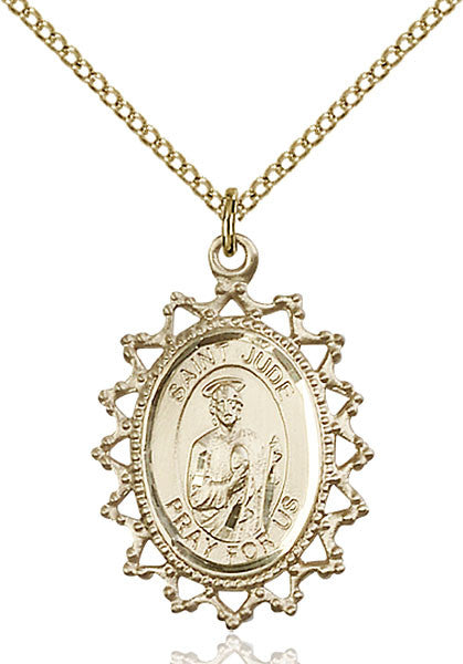 Gold Filled St. Jude Pendant