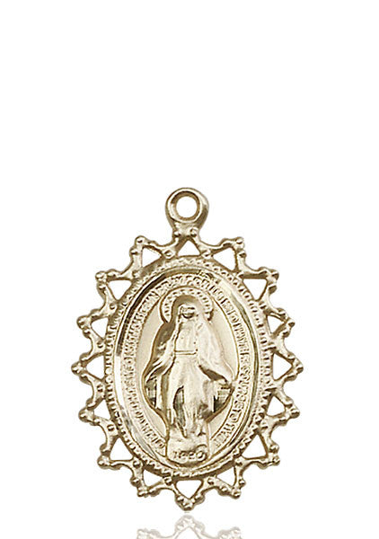 14kt Gold Miraculous Medal