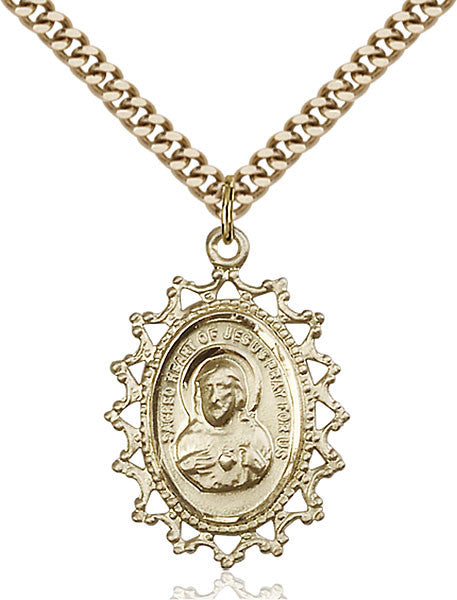 Gold Filled Scapular Pendant
