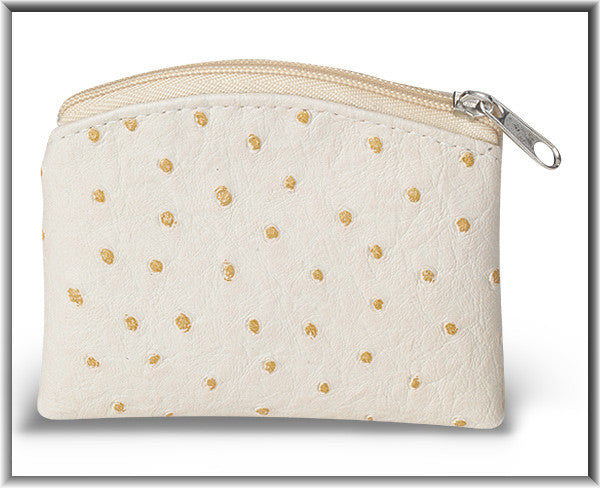 Beige Ostrich Skin Pattern Case