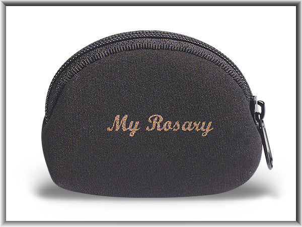 Black Neoprene Rosary Case