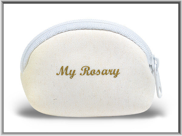 White Rosary Case Neoprene