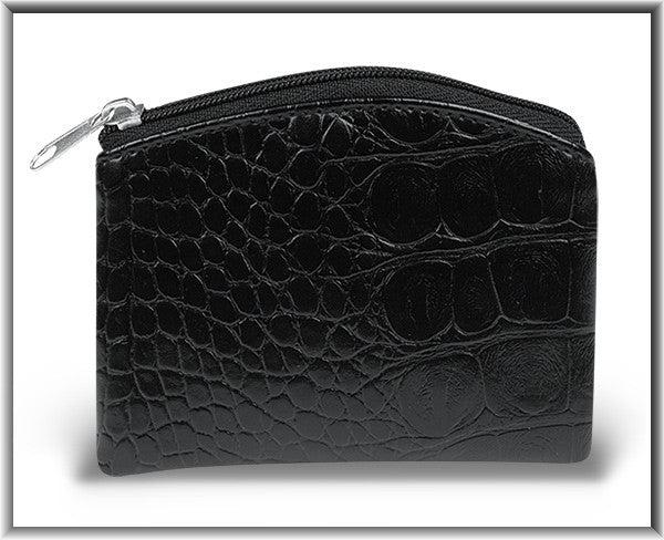 Black Crocodile Skin Pattern