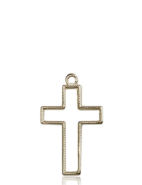 14kt Gold Cross Medal