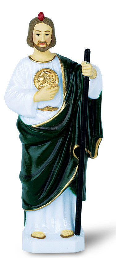 Estatua de plástico de 6" de San Judas