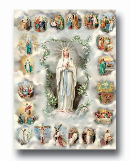 Mysteries of the Rosaries 19 x 27 Poster