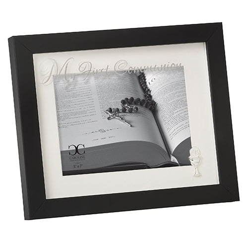 Black First Communion Frame