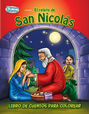 El relato de San Nicolás - Libro de cuentos para colorear [Coloring Storybook - The Story of Saint Nicholas]