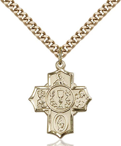 Gold Filled Millennium Crucifix Pendant