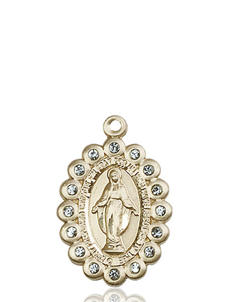 14kt Gold Miraculous Medal