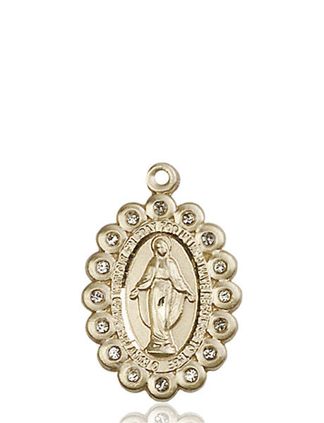 14kt Gold Miraculous Medal