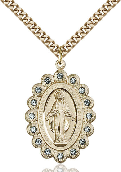 Gold Filled Miraculous Pendant