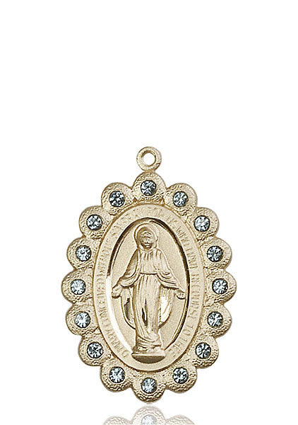 14kt Gold Miraculous Medal