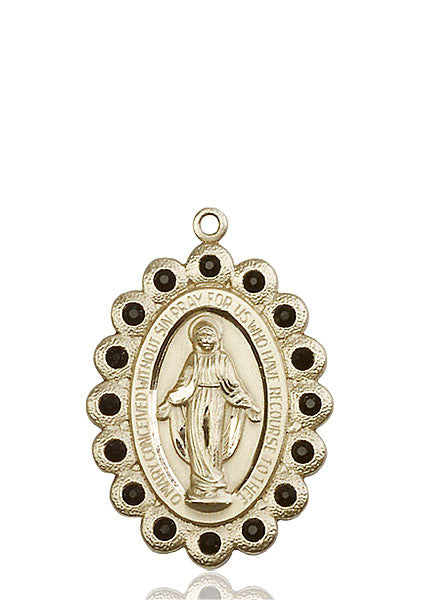 14kt Gold Miraculous Medal