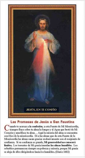 Las Promesas de Jesus a San Faustina