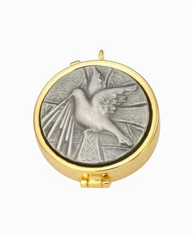 Pyx with dove