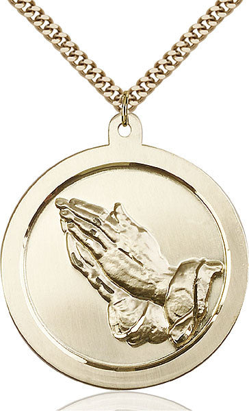 Gold Filled Praying Hand Pendant