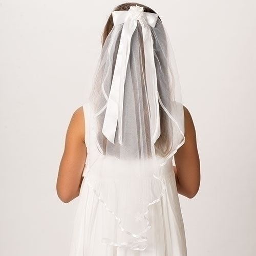 First Communion Veil Charlotte 25" L