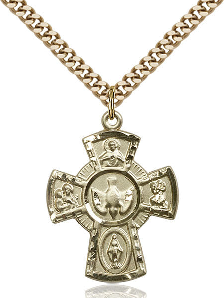 Gold Filled 5-Way Pendant