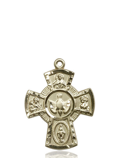 14kt Gold 5-Way Medal